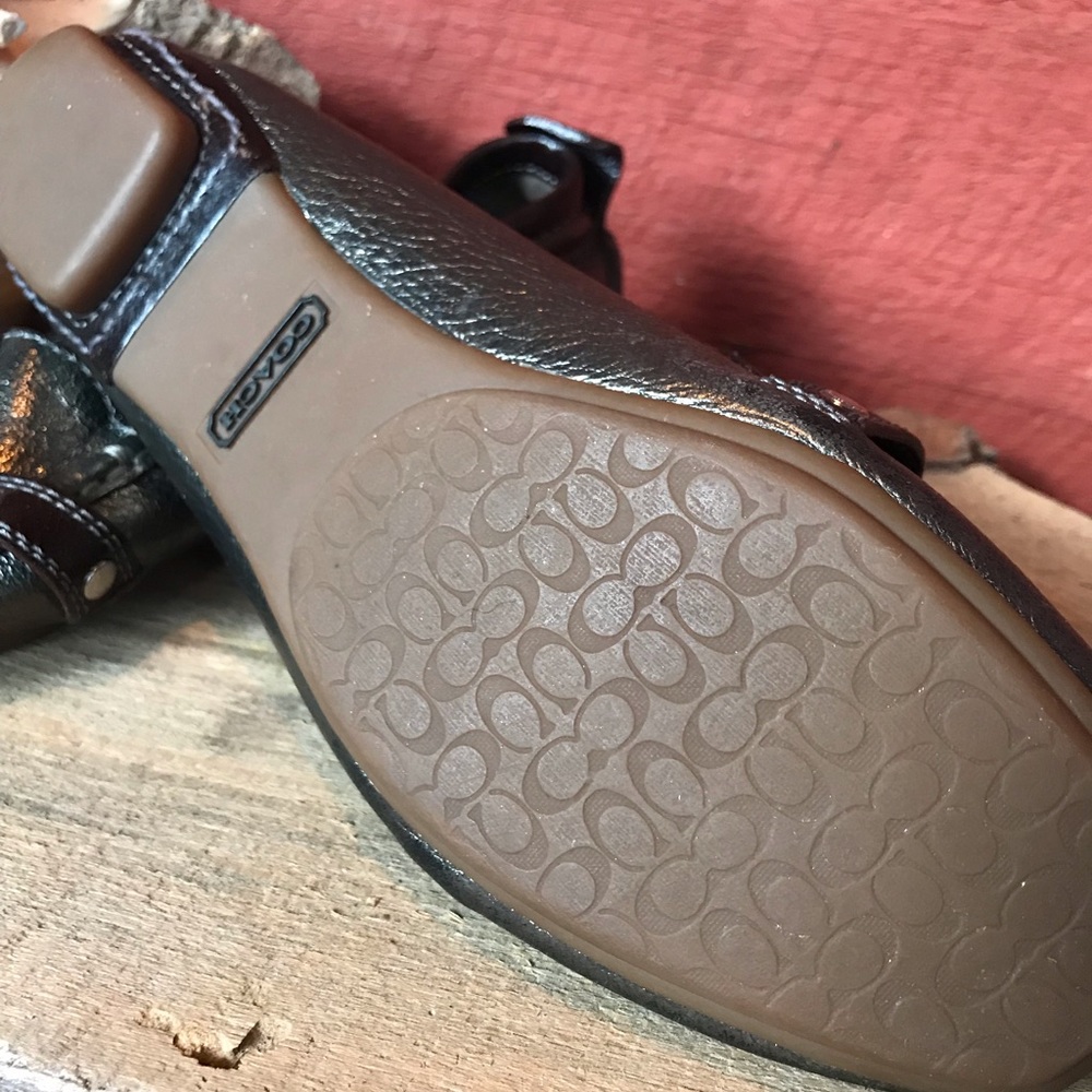 • Vintage Pewter COACH Loafers • - Picture 3 of 6